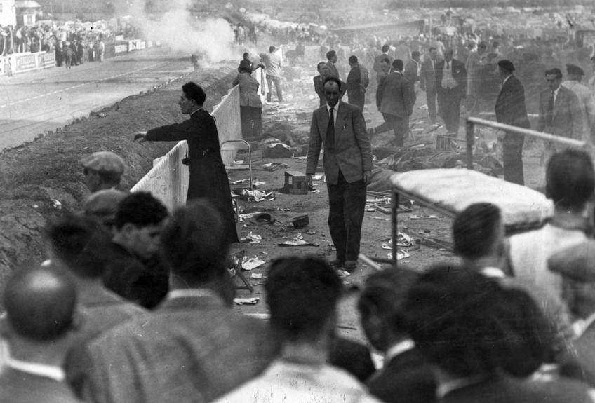 Accidentul petrecut pe circuitul de la Le Mans, pe 11 iunie 1955 / FOTO: Guliver/Getty Images