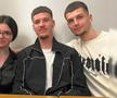 Dennis Man, alături de Bogdan Malița și iubita acestuia