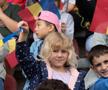 Copii la antrenamentul României