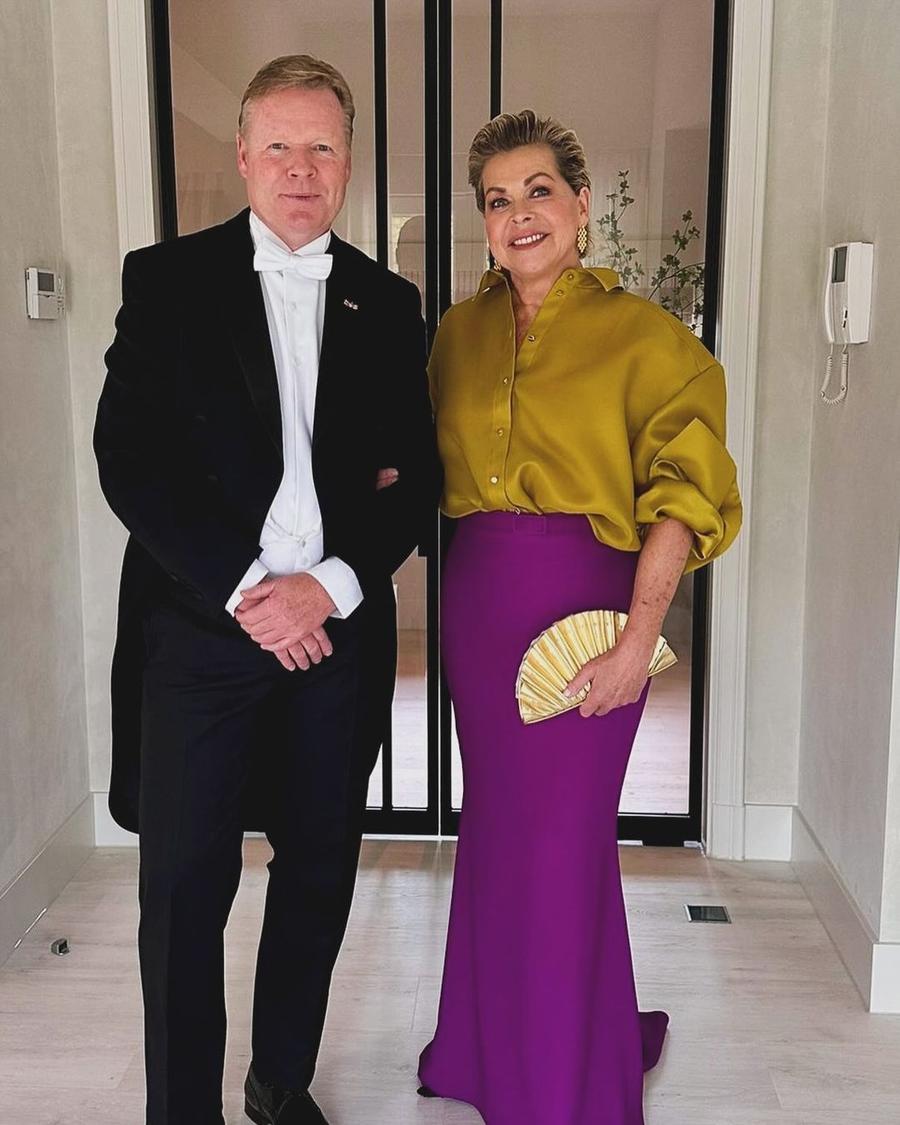 Ronald Koeman, selecționerul Olandei, împreună cu soția, Bartina / Foto: Instagram Caz cutremurător: „Eu sunt la Mondial, ea face chemioterapie. Visăm împreună la finala din New York”