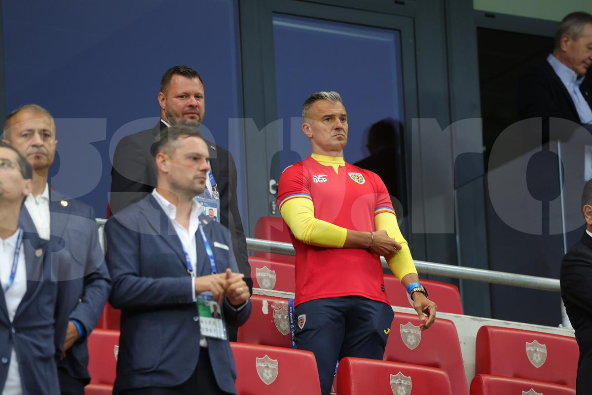 Daniel Pancu, în tribune la meciul dintre Italia U21 și România U21