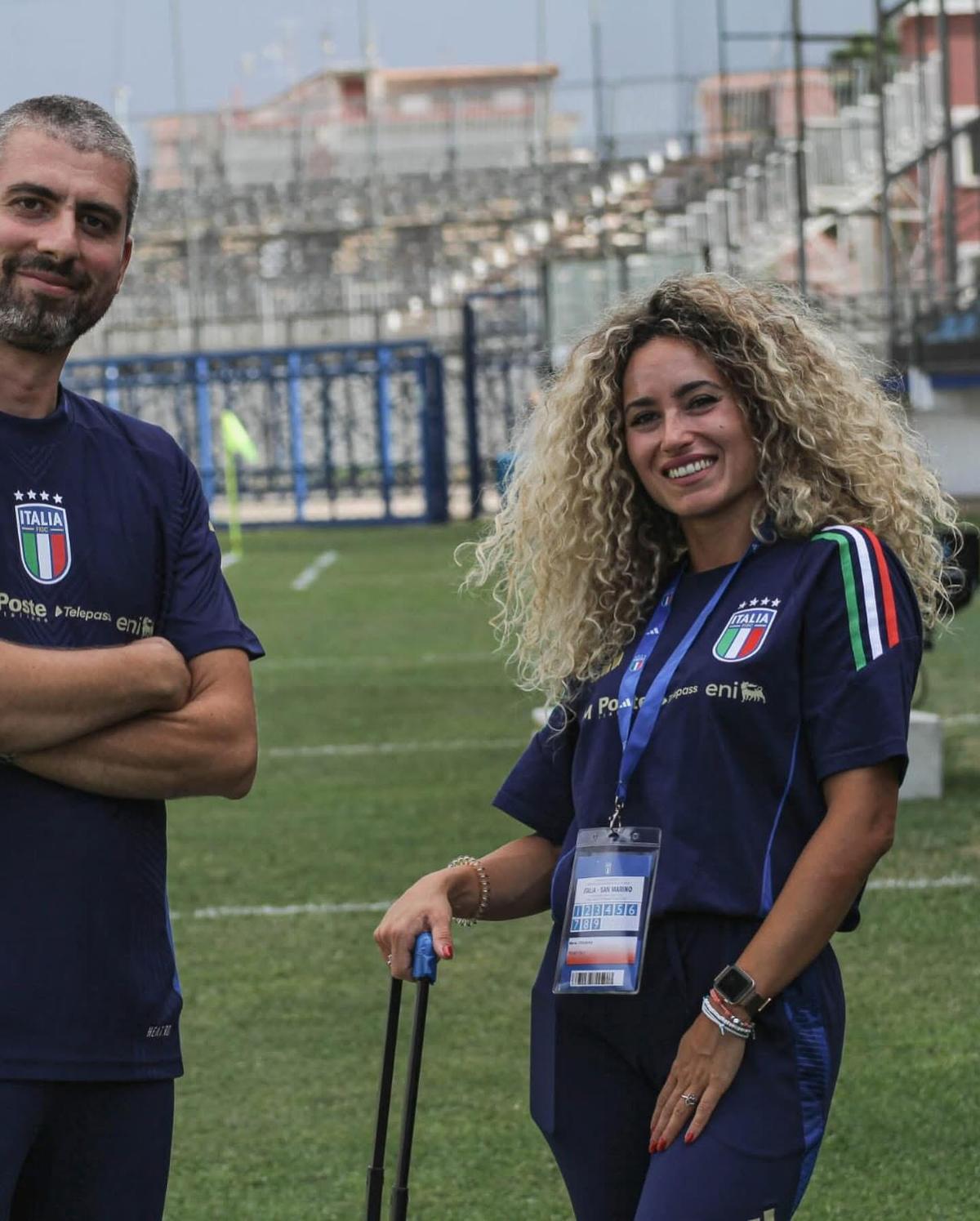 Italia a venit cu nutriționistul la meciul contra României Under 21 » Cine este Maria Luisa, apariția misterioasă din staff-ul Squadra Azzurra
