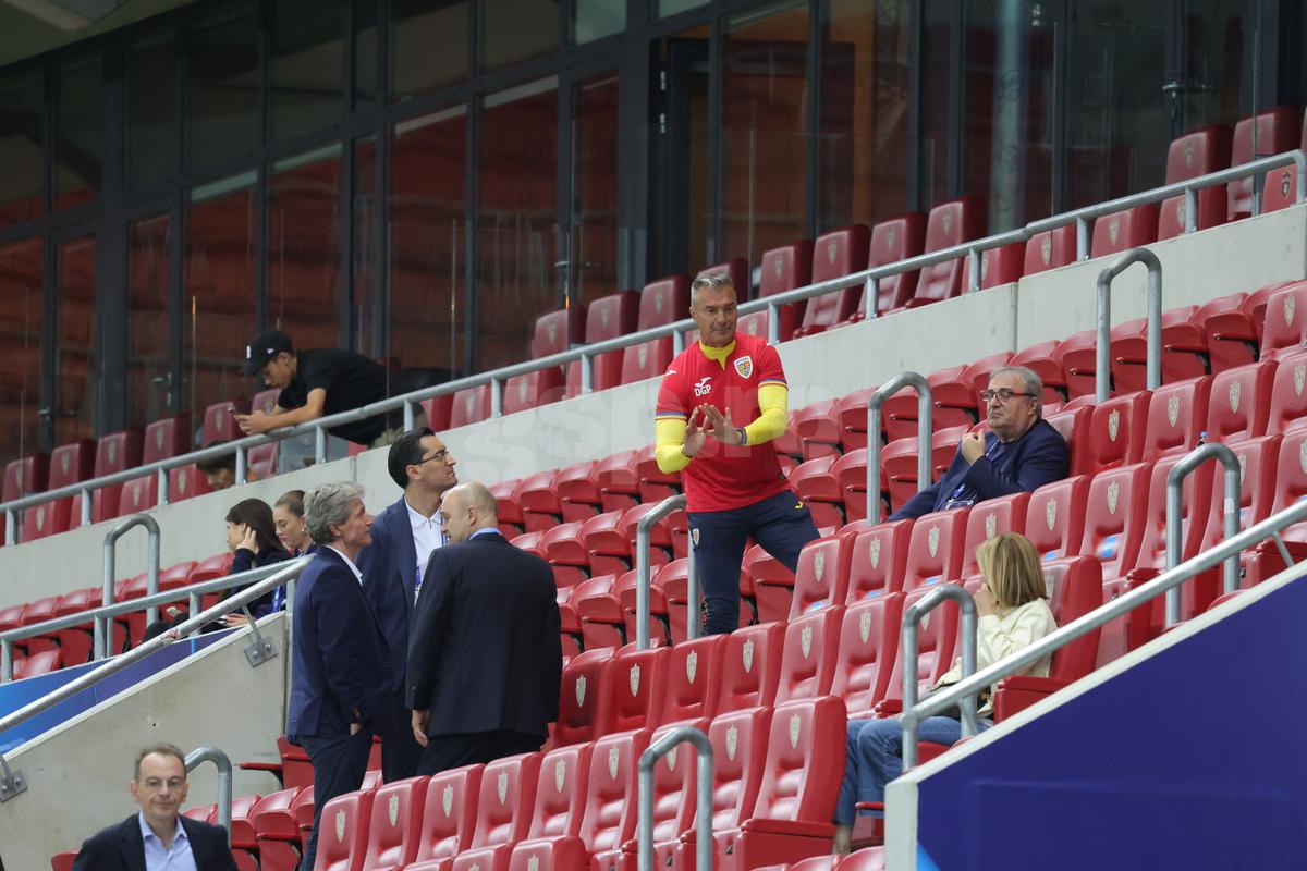 Daniel Pancu, în tribune la meciul dintre Italia U21 și România U21