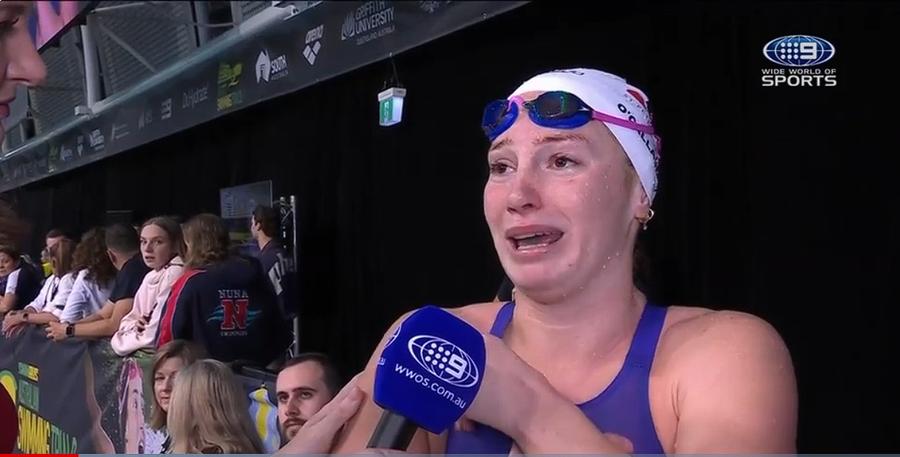 Lacrimile lui Mollie O'Callaghan FOTO Captură video O campioană olimpică la înot a izbucnit în lacrimi în timpul unui interviu » Care este motivul