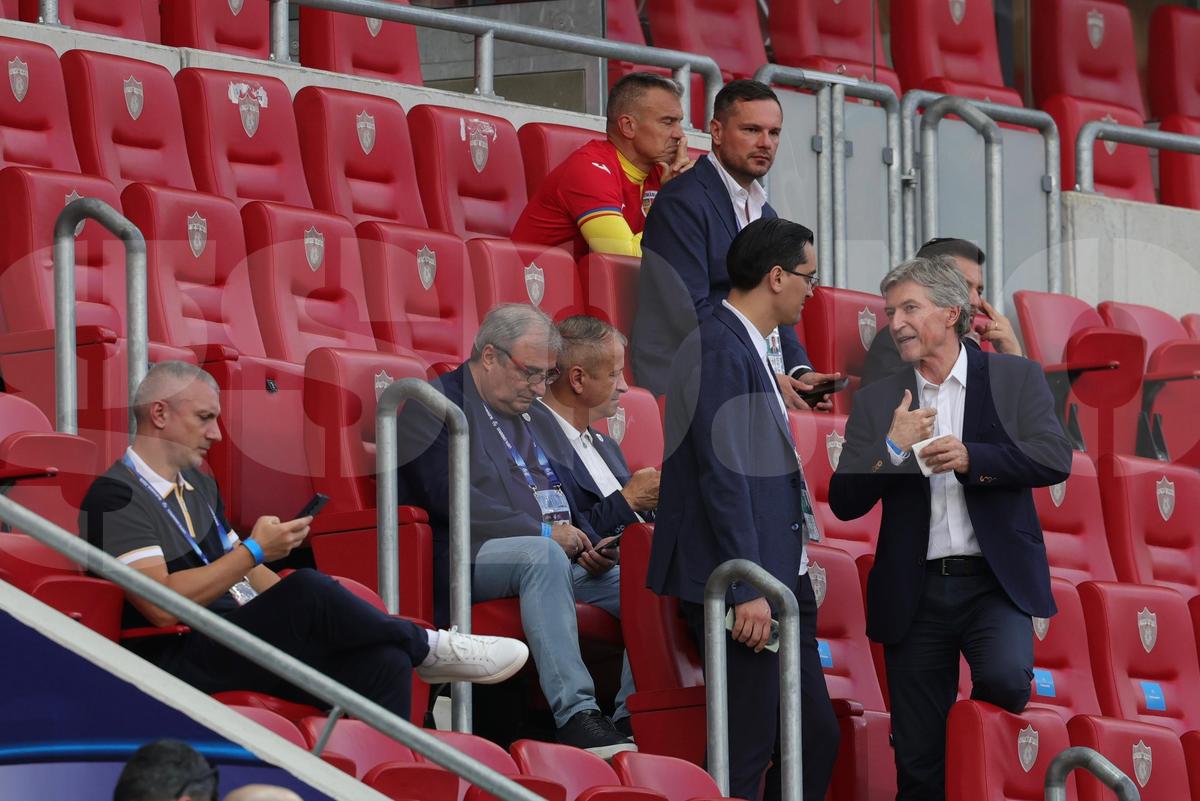 Daniel Pancu, în tribune la meciul dintre Italia U21 și România U21