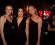 Emilie Arntzen, Cristina Neagu și Evelina Eriksson / Imagini de la Dinner BRD. FOTO@ Facebook