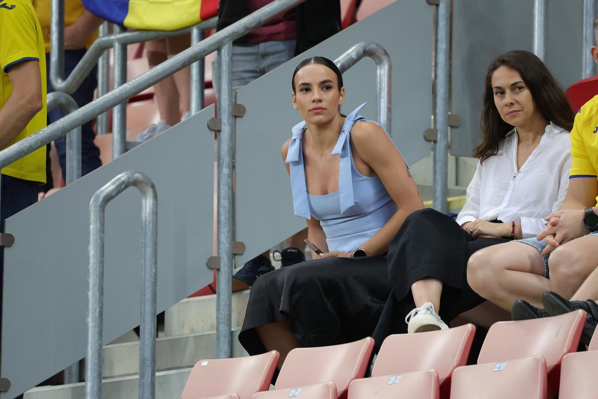 Cea mai frumoasă fotbalistă din România a atras toate privirile la meciul cu Italia de la Euro U21