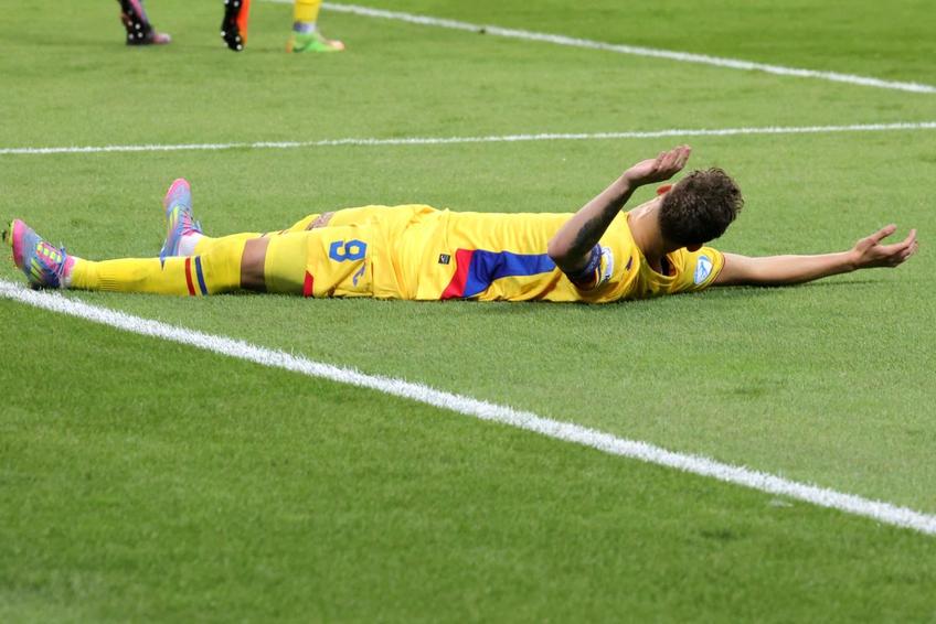 Louis Munteanu a ratat de la punctul cu var în Italia U21 - România U21 // foto: Ionuț Iordache (GSP)