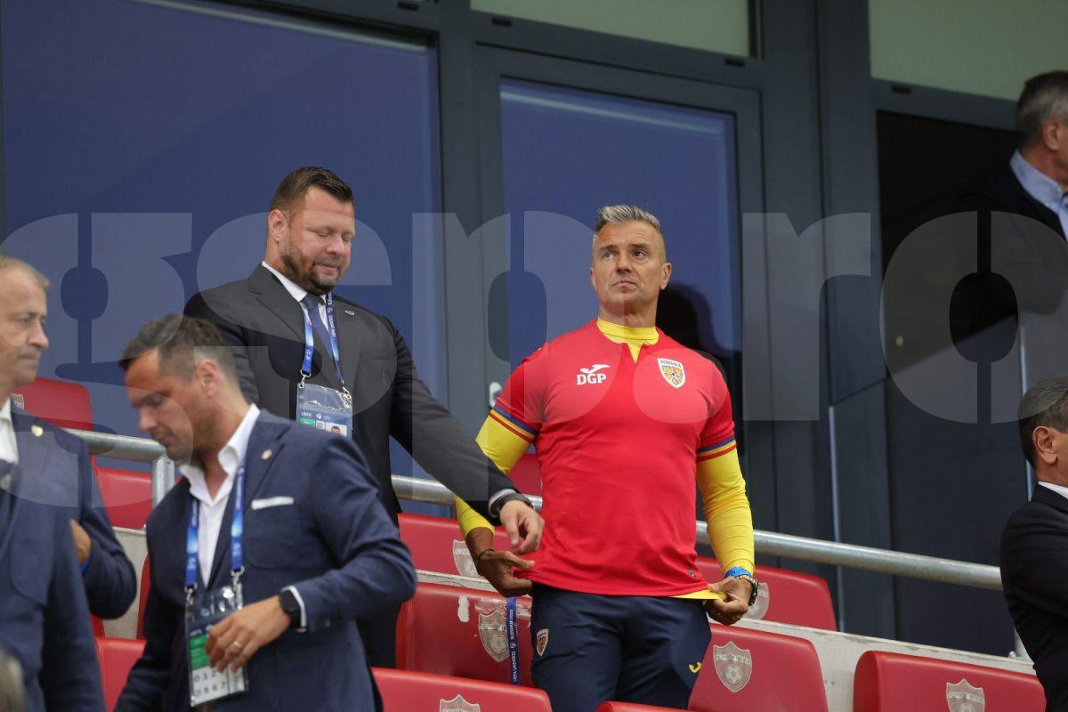 Daniel Pancu, în tribune la meciul dintre Italia U21 și România U21