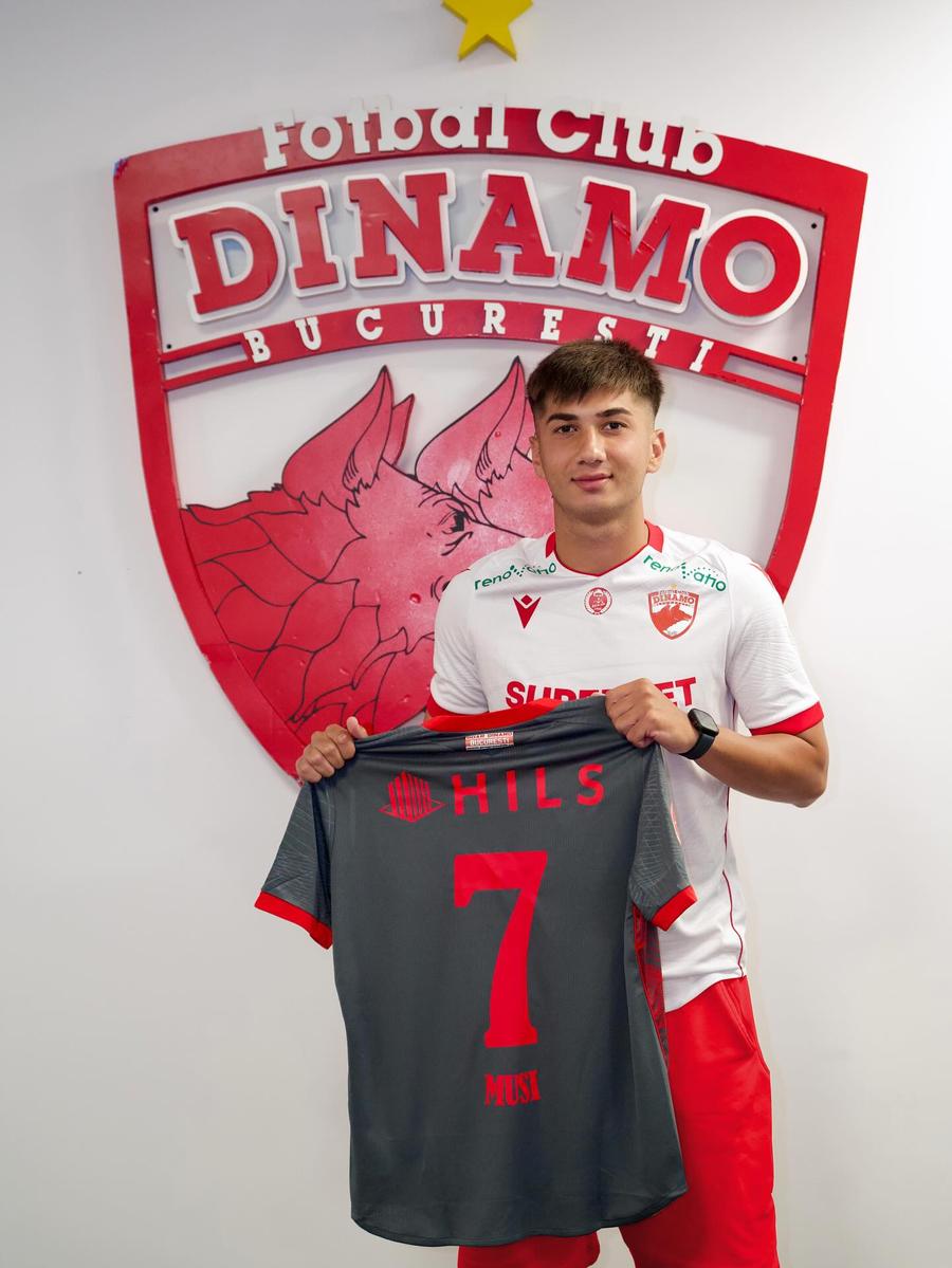 Alexandru Musi va purta numărul 7 la Dinamo / Foto: Facebook Alexandru Musi, prezentat oficial la Dinamo! Ce număr va purta fotbalistul venit de la FCSB + durata contractului