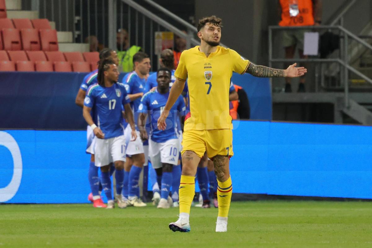 Italia U21 - România U21 1-0. Scuzele lui Louis Munteanu pentru ratarea de la punctul cu var: „Am stat aproape 6 zile fără antrenamente”