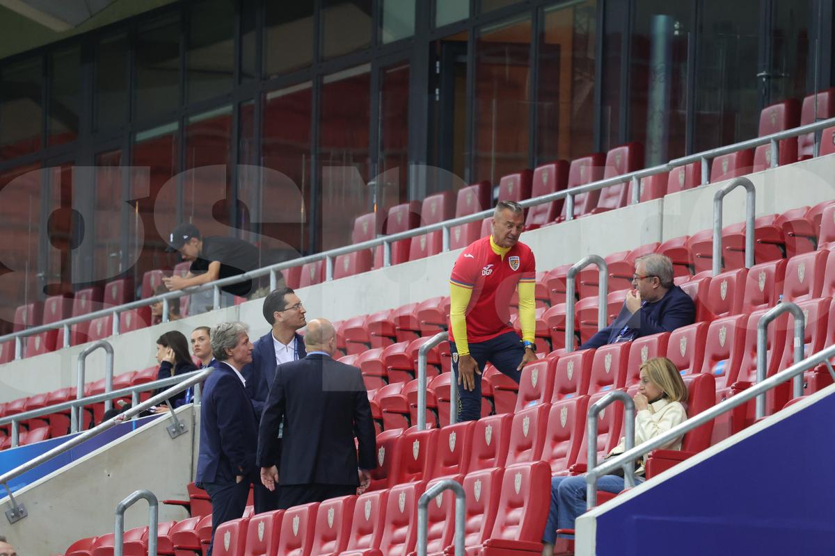Daniel Pancu, în tribune la meciul dintre Italia U21 și România U21