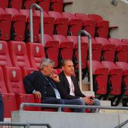 Oficialii FRF, în frunte cu Răzvan Burleanu, la Italia U21 - România U21 // foto: Ionuț Iordache (GSP)