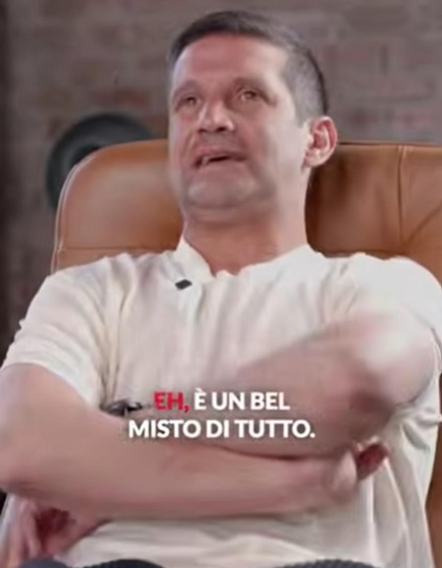 Cristi Chivu, în dialog cu Ivan Zazzaroni, directorul Corriere dello Sport / Foto: Captură YouTube Noi mărturii ale lui Chivu despre primul eșec dureros la Inter: „ZERO! Eu nu văd lucrurile așa”