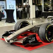 Monopostul de Formula 1 Audi R26 este expus în București, la Porsche Pipera. Foto: Andrei Crăițoiu (GSP.RO)