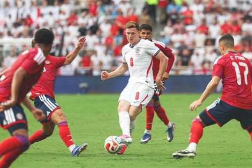 Elliot Anderson, titular în naționala Angliei în amicalul cu Costa Rica, ultimul înainte de Mondial/ foto Imago Images