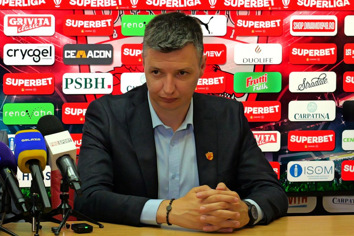 Nuno Campos - conferință de prezentare la Dinamo // foto: Andrei Furnigă (GSP)