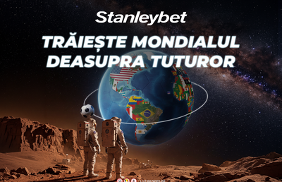 La Stanleybet, trăiești Mondialul deasupra tuturor... cu premii zilnice și săptămânale