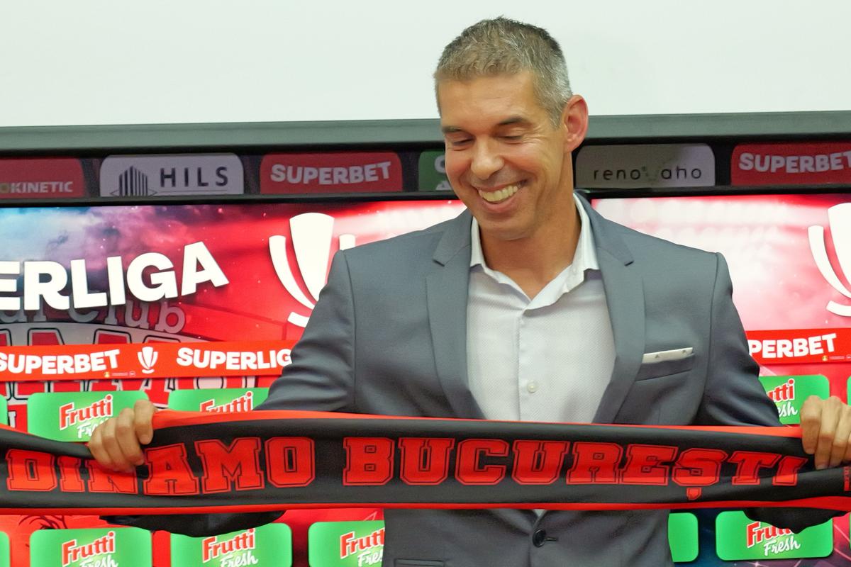 Nuno Campos - conferință de prezentare la Dinamo // foto: Andrei Furnigă (GSP)