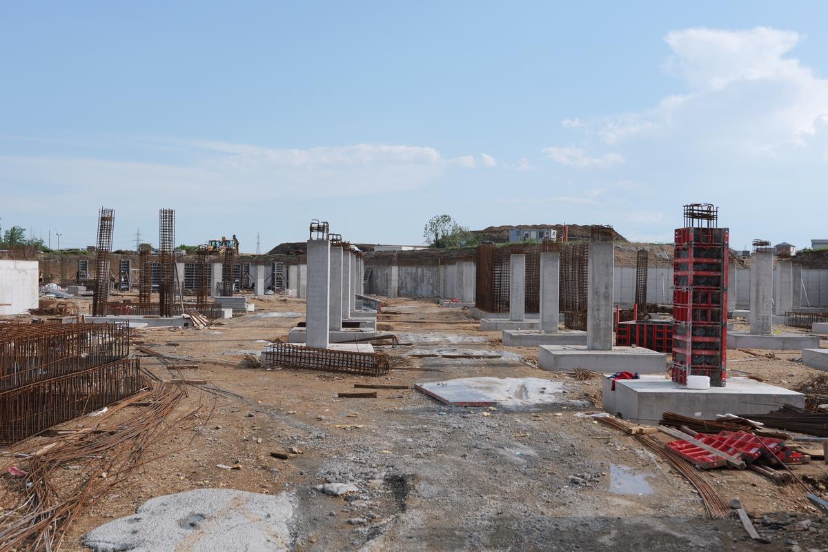 Se construiește stadionul viitorului în România » Va funcționa exclusiv cu energie regenerabilă: GSP a vizitat șantierul unde se muncește la 30 de grade!