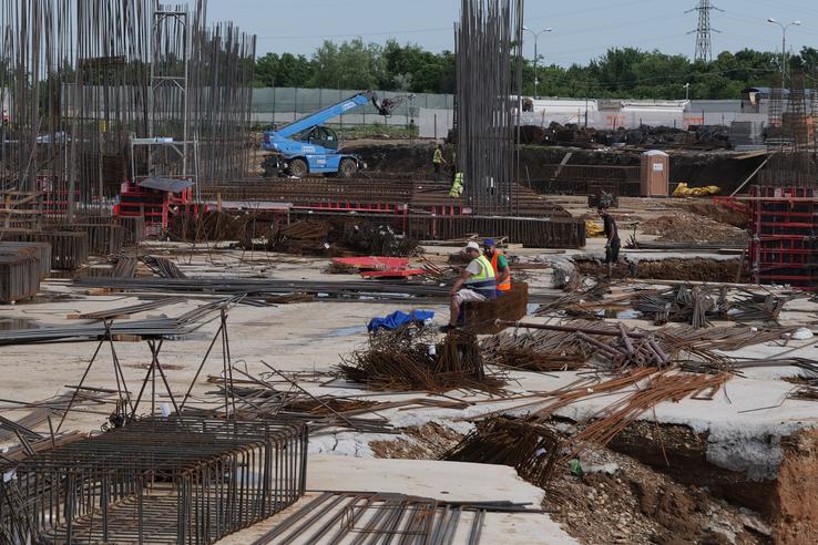 Care este stadiul lucrărilor la noul stadion din Pitești: GSP a vizitat șantierul // foto: Andrei Furnigă (GSP)