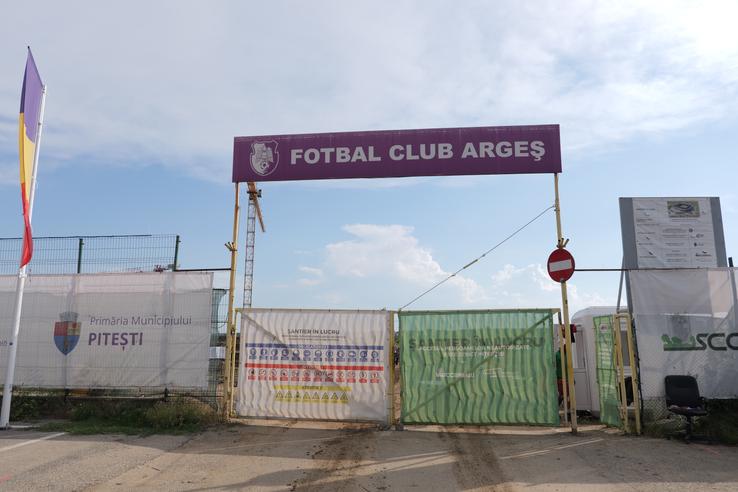 Care este stadiul lucrărilor la noul stadion din Pitești: GSP a vizitat șantierul // foto: Andrei Furnigă (GSP)