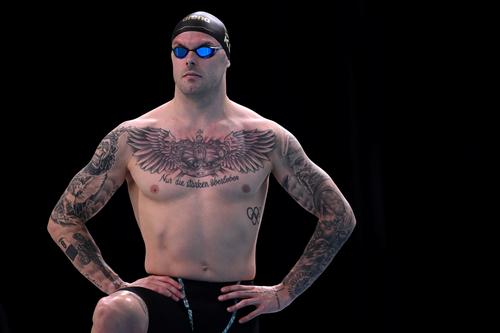 Kyle Chalmers înainte de startul cursei de 100 m liber de la Sydney FOTO Imago Images