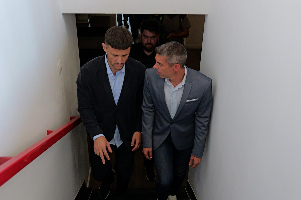 Nuno Campos - conferință de prezentare la Dinamo // foto: Andrei Furnigă (GSP)