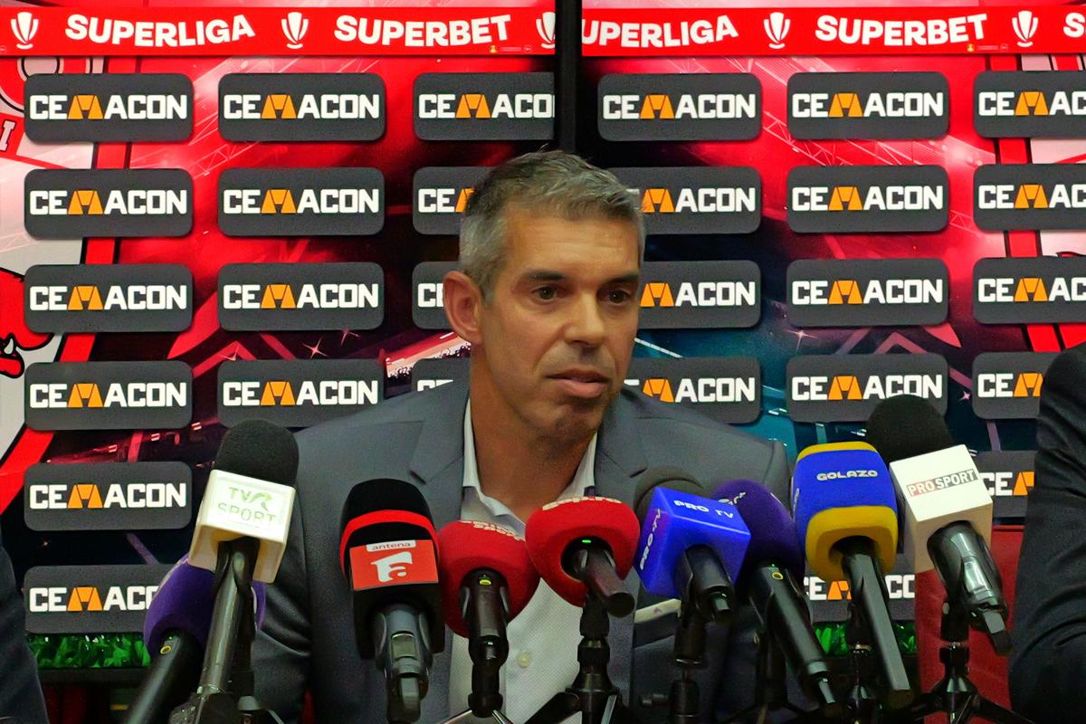 Nuno Campos - conferință de prezentare la Dinamo // foto: Andrei Furnigă (GSP)