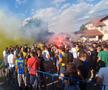 PETROLUL - RAPID. FOTO Atmosferă de derby și pe timp de coronavirus! Spectacol făcut de „lupii galbeni” la arena „Ilie Oană”, însă fără distanțare socială