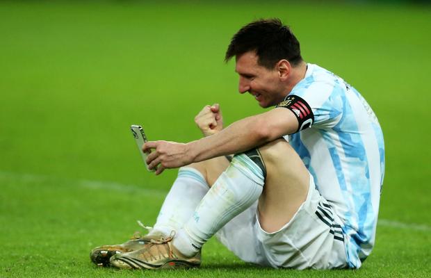 Imagini senzaționale: cum a reacționat Leo Messi, imediat după fluierul final din Argentina - Brazilia