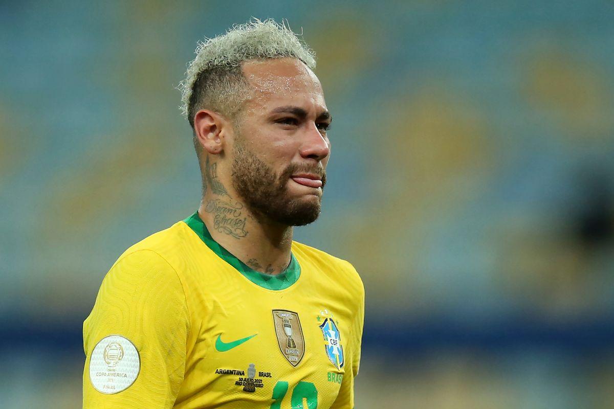 Imagini sfâșietoare cu Neymar, după eșecul din finala Copa America: brazilianul a plâns în hohote