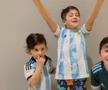 Copiii lui Messi au sărbătorit succesul Argentinei