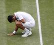 Novak Djokovic (34 de ani, locul 1 ATP) l-a învins în finala de la Wimbledon pe Matteo Berrettini (25 de ani, 9 ATP), scor 6-7 (4), 6-4, 6-4, 6-3.
