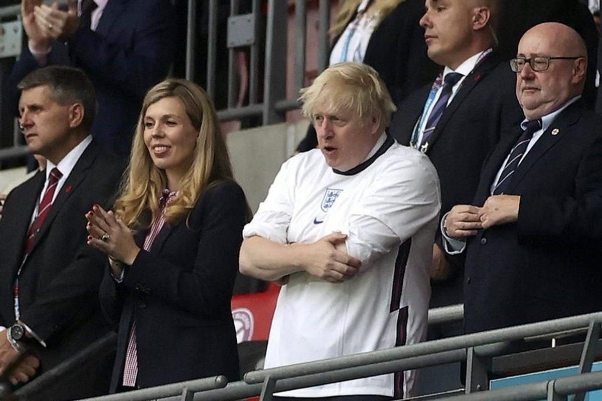 FOTO Boris Johnson la finala EURO 2020