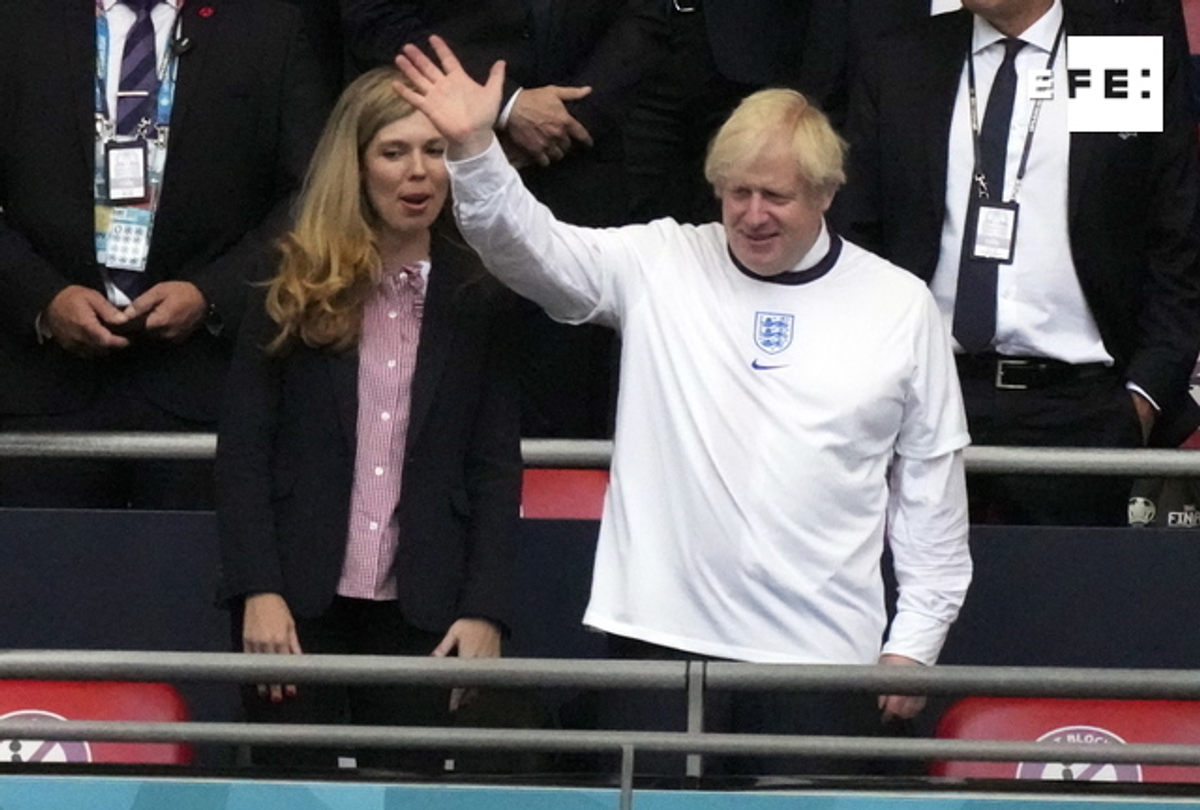 FOTO Boris Johnson la finala EURO 2020