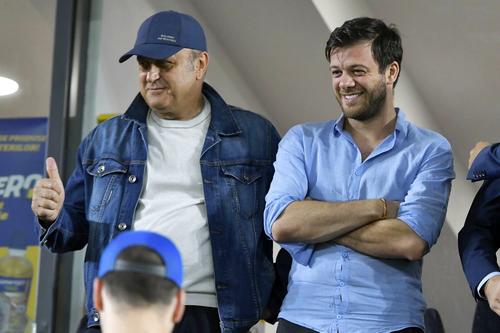 Dan Șucu și Victor Angelescu, acționarii Rapidului // FOTO: Imago