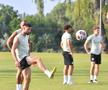 Borja Valle, Marko Dugandzic, Omar El Sawy (cu spatele) și Xian Emmers la antrenamentul Rapidului (foto: Cristi Preda/GSP)