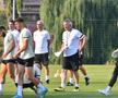 Cristiano Bergodi și secundul lui, Adrian Iencsi, la antrenamentul Rapidului (foto: Cristi Preda/GSP)