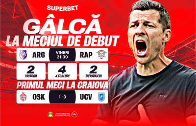 Noi începuturi și noi orizonturi în SuperLigă. Cum arată cotele pentru prima etapă