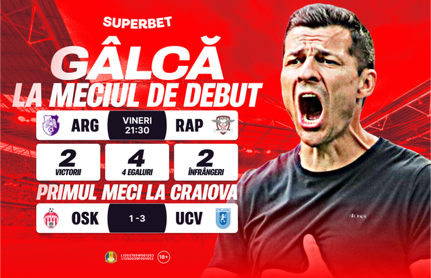 Noi începuturi și noi orizonturi în SuperLigă. Cum arată cotele pentru prima etapă