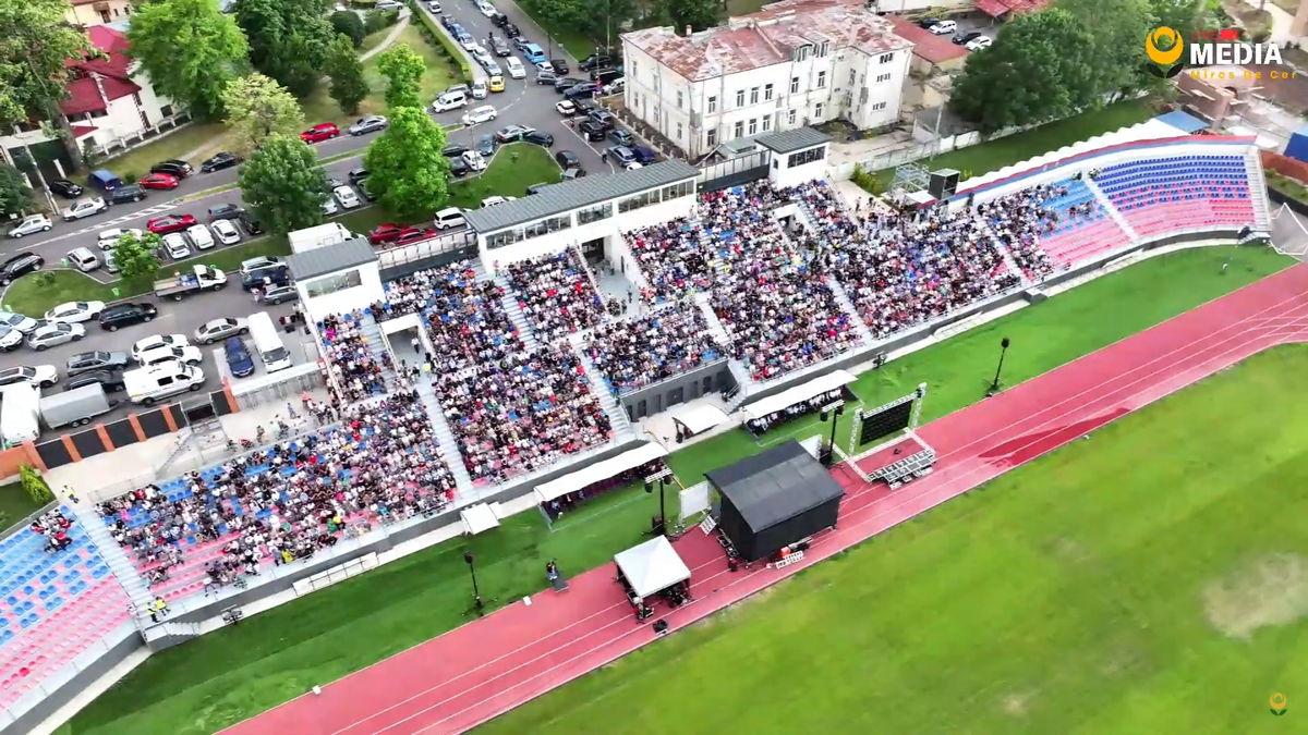 Cum arată gazonul stadionului „Eugen Popescu” din Târgoviște