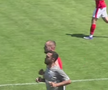 George Pușcaș a ieșit la antrenamente în timpul amicalului celor de la Dinamo cu Ștefăneștii de Jos // capturi 48 TV