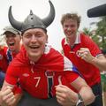 Fanii Norvegiei înainte de meciul cu Anglia // foto: X