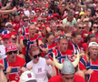 Fanii Norvegiei înainte de meciul cu Anglia // foto: Imago și X
