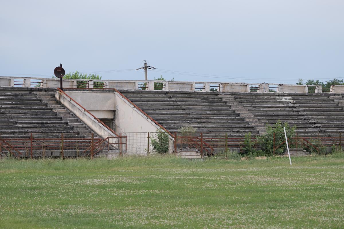 Cum arată stadionul din Scornicești // foto: Andrei Furnigă (GSP)