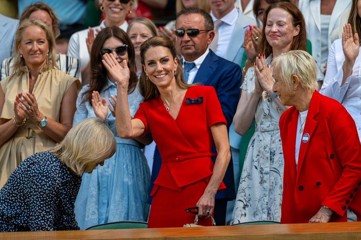 Simona Halep și Dorin Mateiu, în loja regală la Wimbledon! Imagini de la finala de sâmbătă