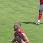 George Pușcaș a ieșit la antrenamente în timpul amicalului celor de la Dinamo cu Ștefăneștii de Jos // capturi 48 TV
