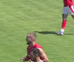 George Pușcaș a ieșit la antrenamente în timpul amicalului celor de la Dinamo cu Ștefăneștii de Jos // capturi 48 TV