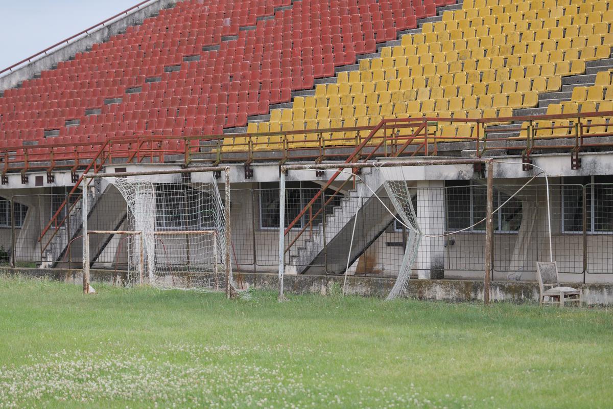 Cum arată stadionul din Scornicești // foto: Andrei Furnigă (GSP)